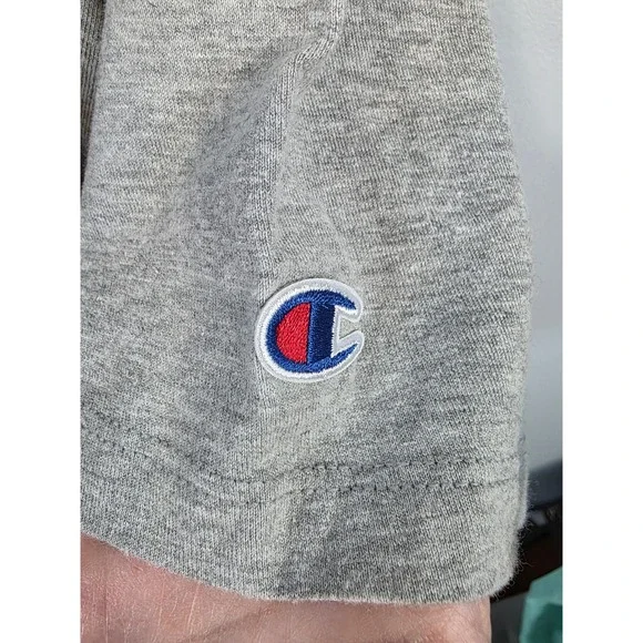 Champion New York Graphic T-Shirt Mens XL Gray Short Sleeve Athletic Tee Logo - Picture 4 of 7